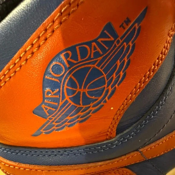 Jordan Sneakers - Blue and Orange - Picture 6 of 16